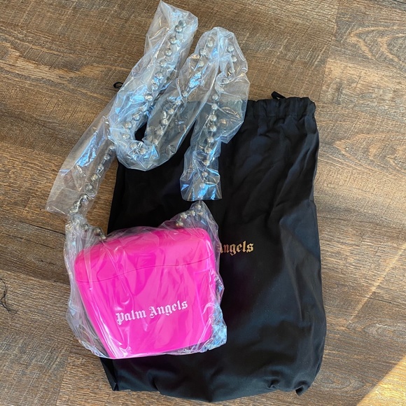New Palm Angels Pink Padlock Mini Bag - Picture 6 of 9